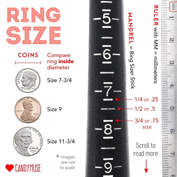 ๐ RING SIZE ๐ - Picture 1 of 4